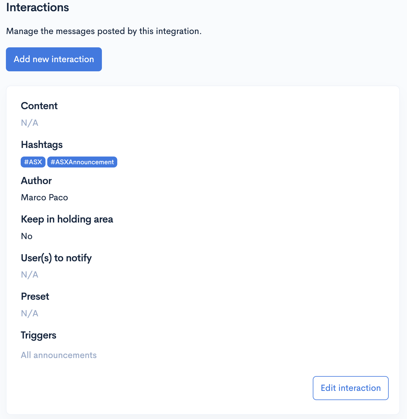 Share Link New LinkedIn Interaction